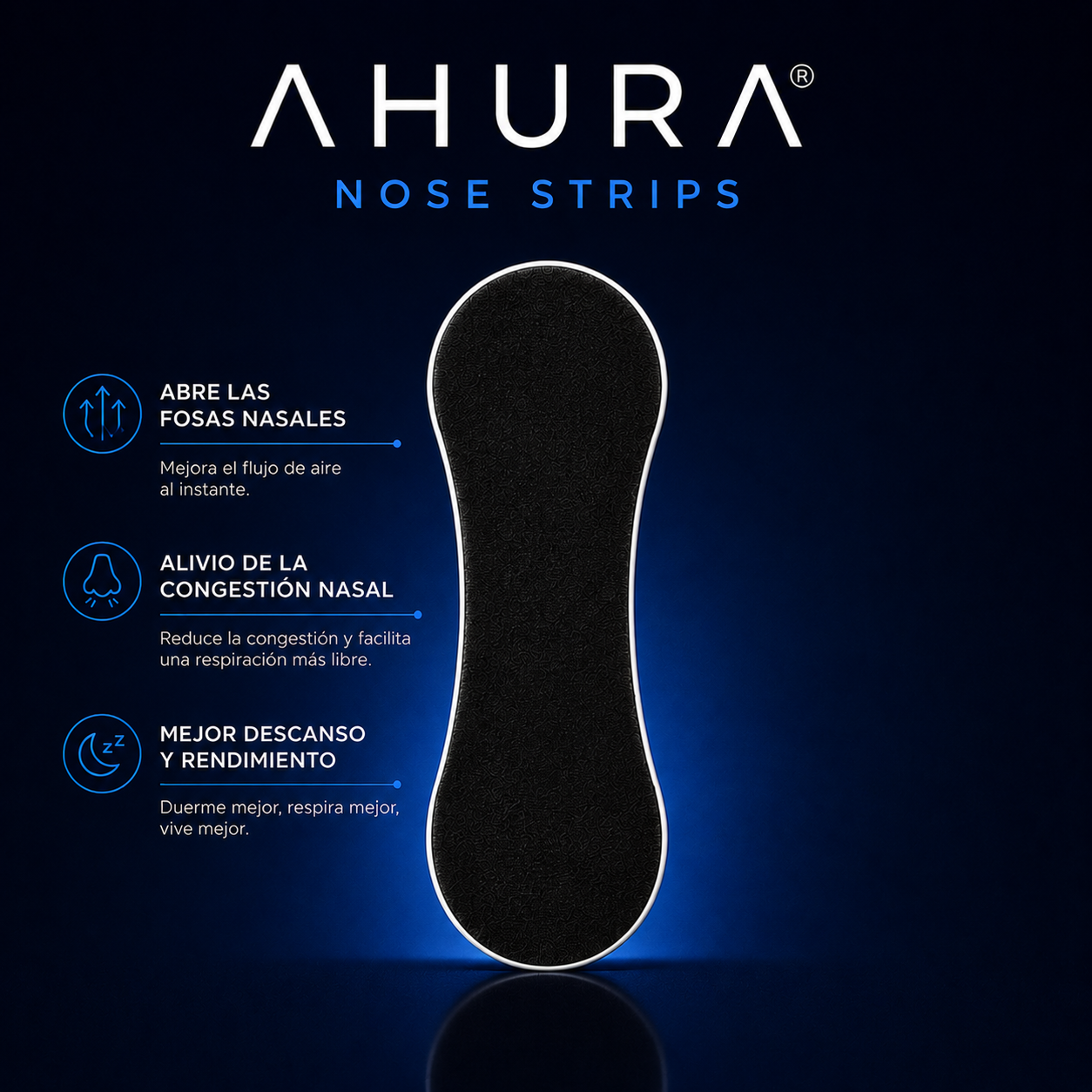 Ahura Nose Strips - Respira, Descansa, Vive