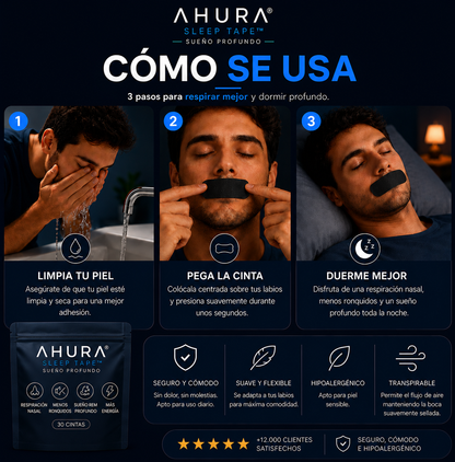 Ahura Sleep Tape - Sueño Profundo
