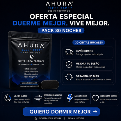 Ahura Sleep Tape - Respira por la nariz